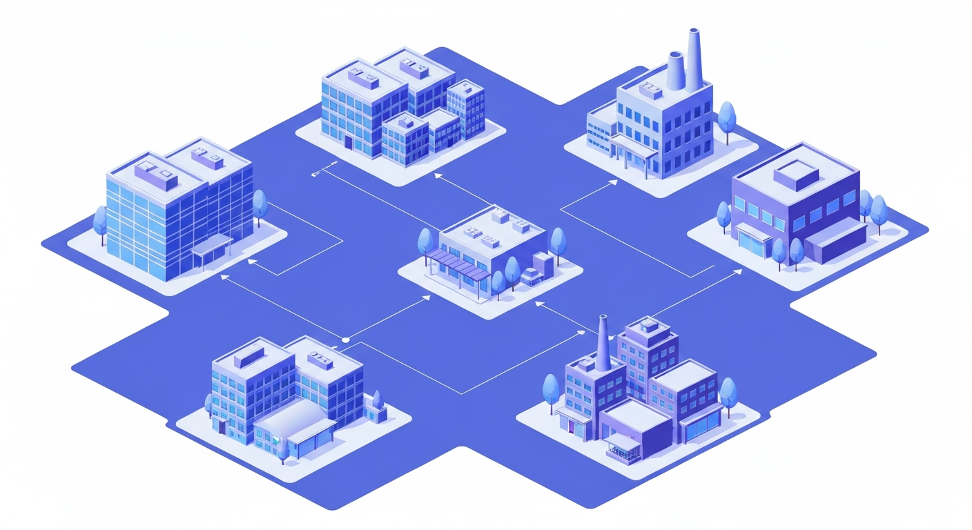 Több telephelyes karbantartás: Hogyan tartsd kézben 10, 50 vagy 200 helyszínt?