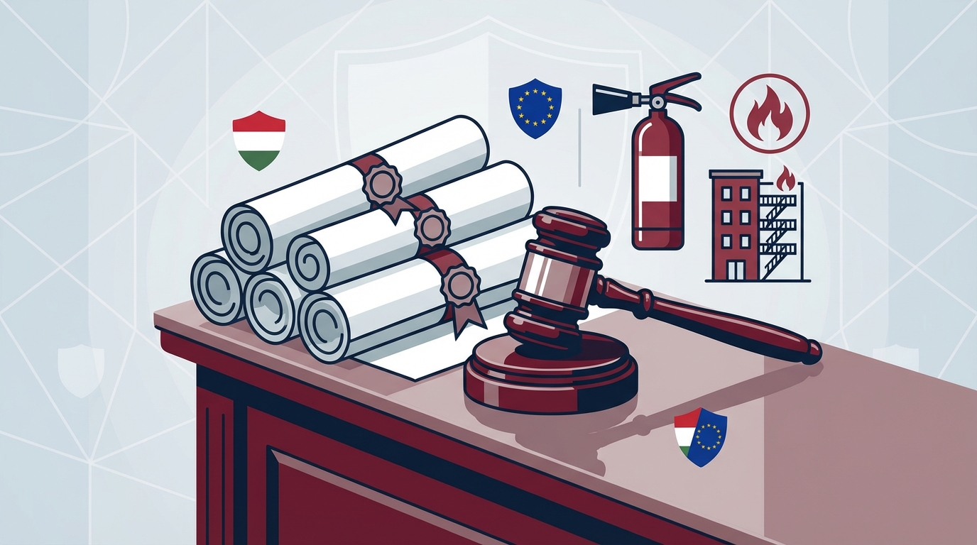 Tűzvédelmi jogszabályok 2026-ban: Amit minden üzemeltetőnek tudnia kell