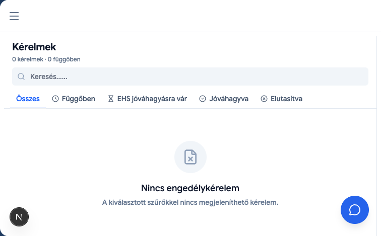 SafetyPro OHS — munkaengedélyek listája